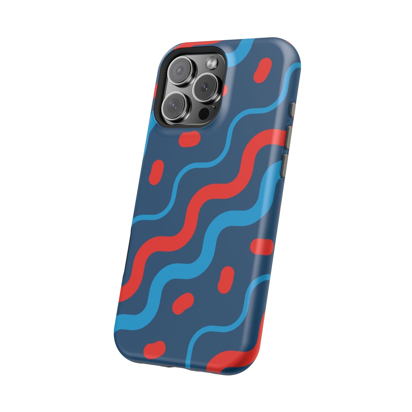 Wavy Retro Vibes - MagSafe iPhone Case - BOGO Cases