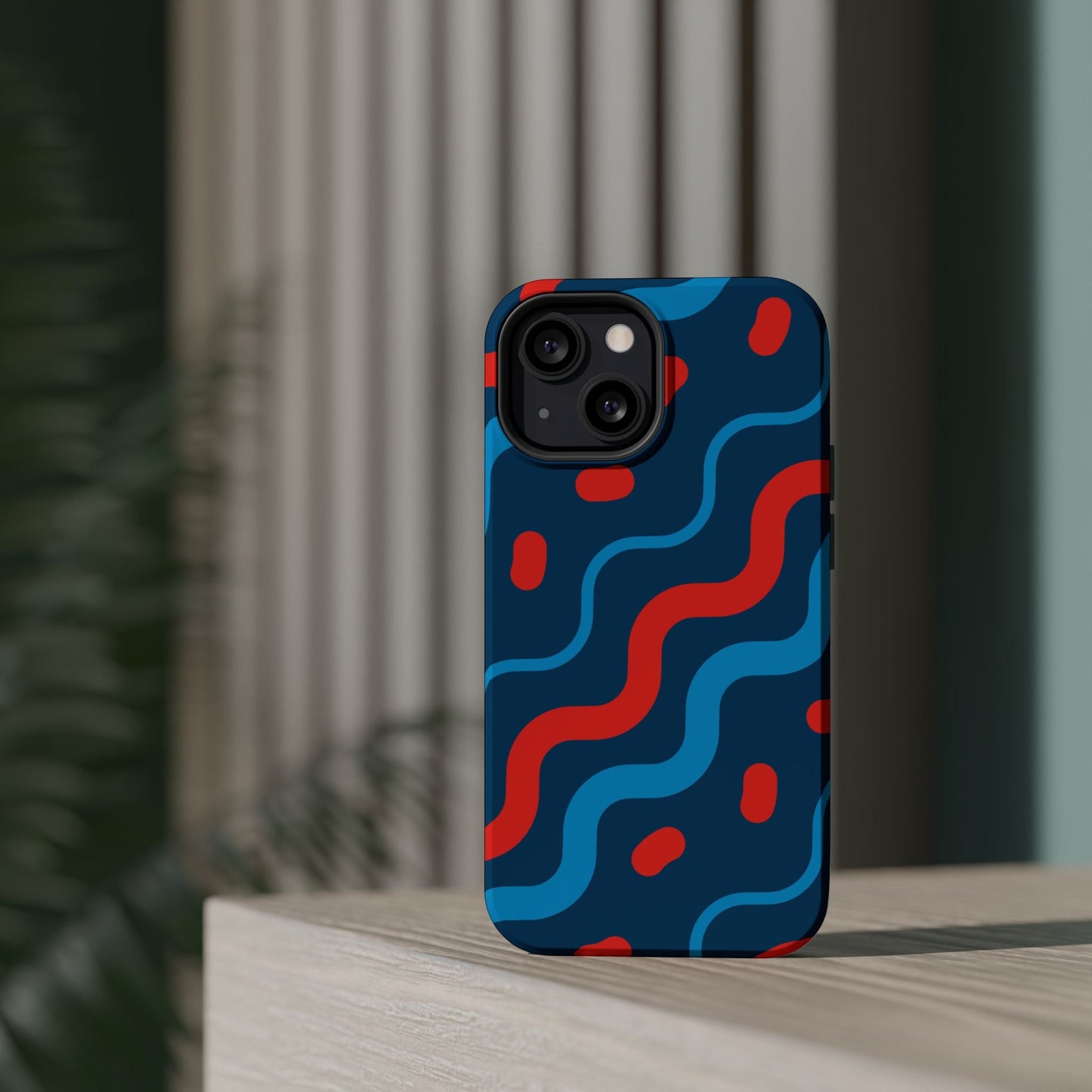 Wavy Retro Vibes - MagSafe iPhone Case - BOGO Cases