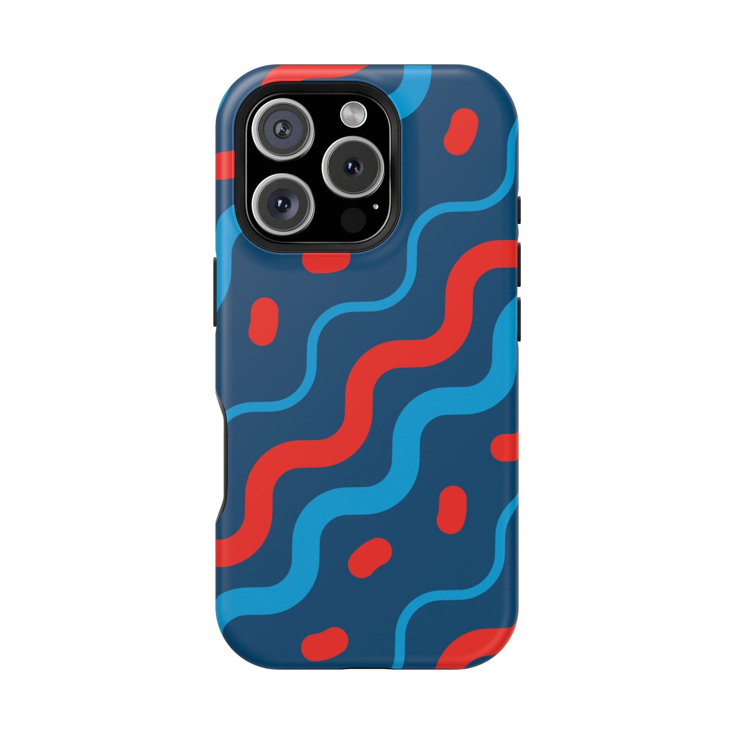 Wavy Retro Vibes - MagSafe iPhone Case - BOGO Cases