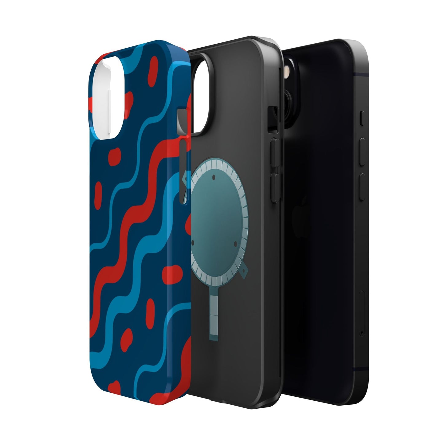 Wavy Retro Vibes - MagSafe iPhone Case - BOGO Cases