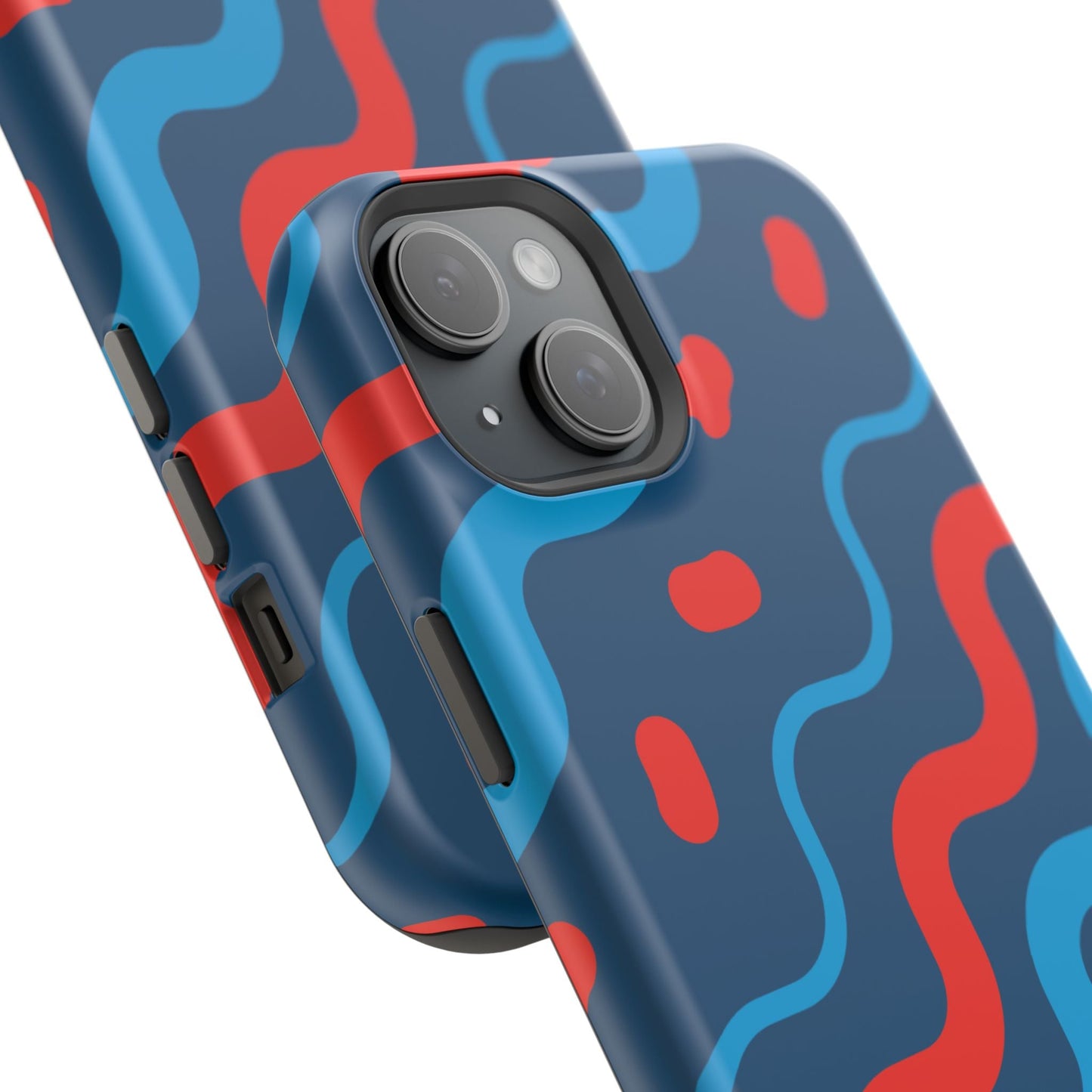 Wavy Retro Vibes - MagSafe iPhone Case - BOGO Cases