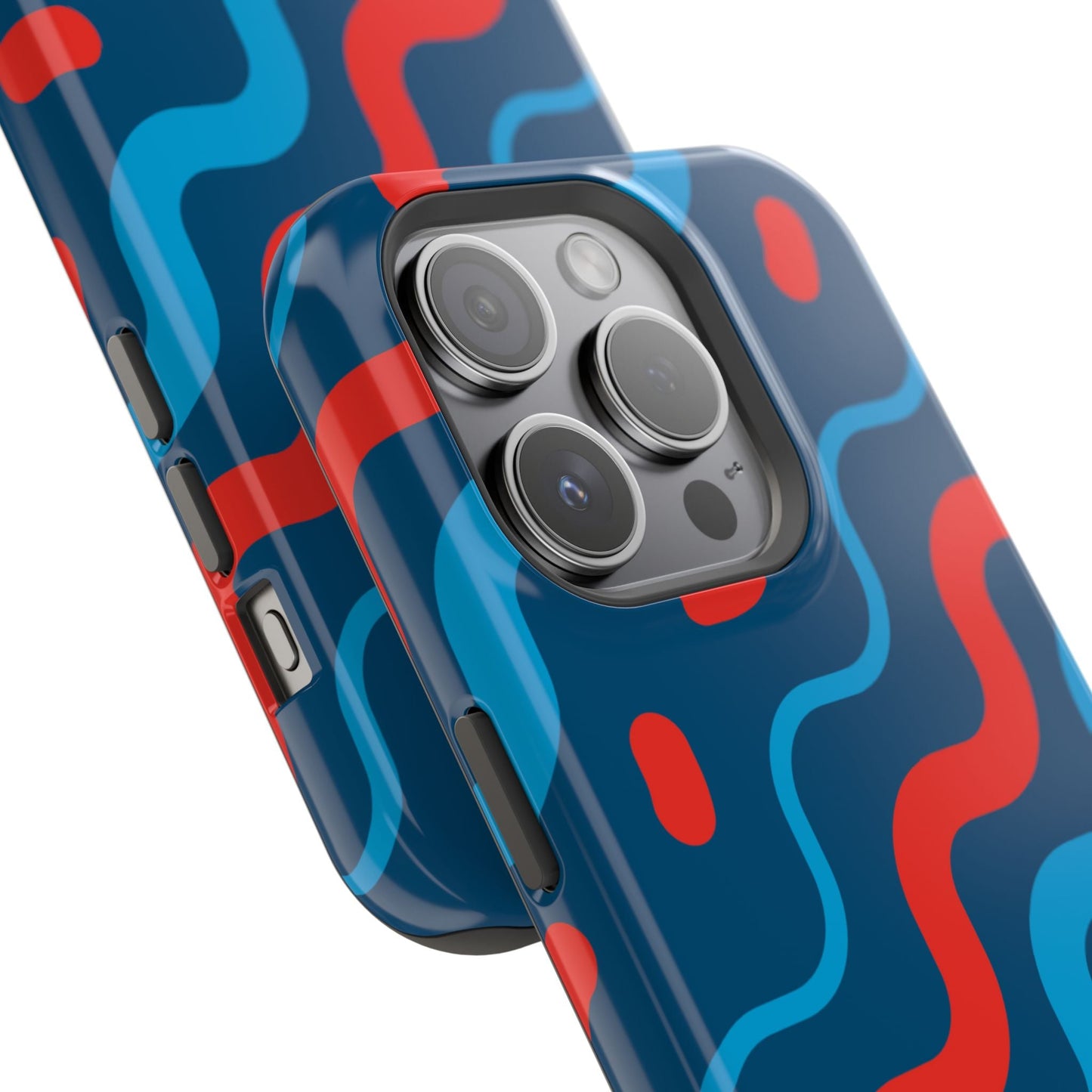 Wavy Retro Vibes - MagSafe iPhone Case - BOGO Cases