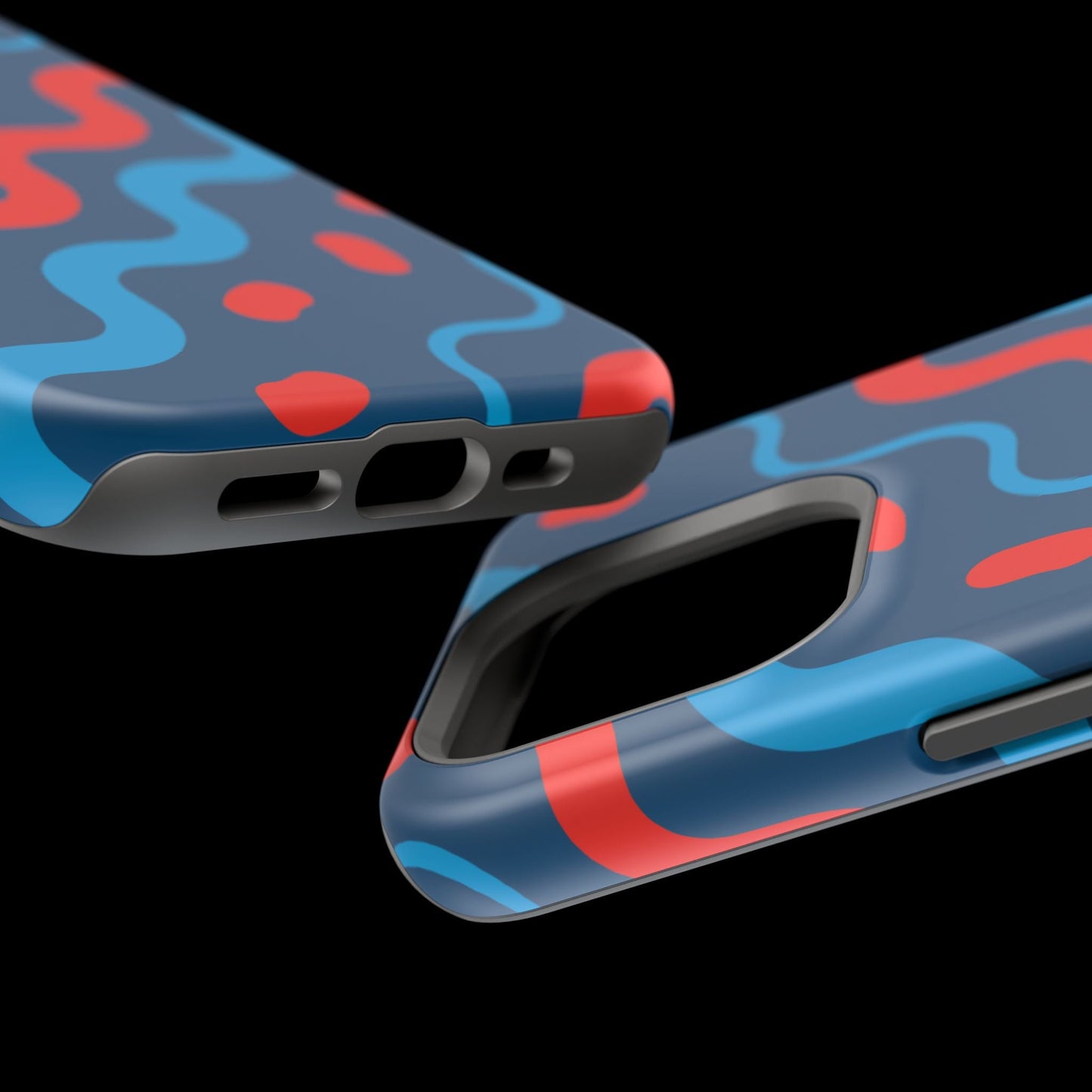 Wavy Retro Vibes - MagSafe iPhone Case - BOGO Cases