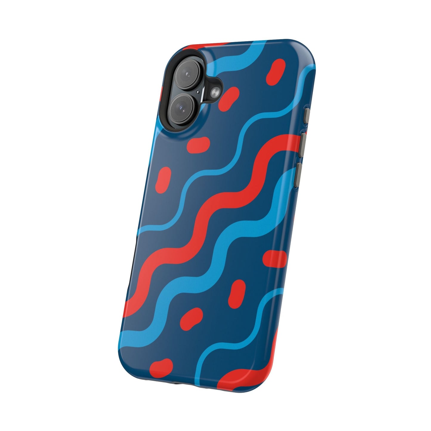 Wavy Retro Vibes - MagSafe iPhone Case - BOGO Cases
