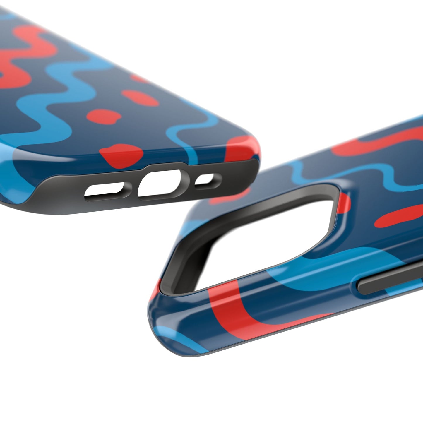 Wavy Retro Vibes - MagSafe iPhone Case - BOGO Cases