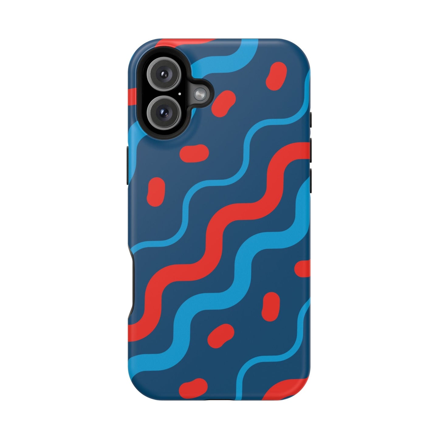 Wavy Retro Vibes - MagSafe iPhone Case - BOGO Cases