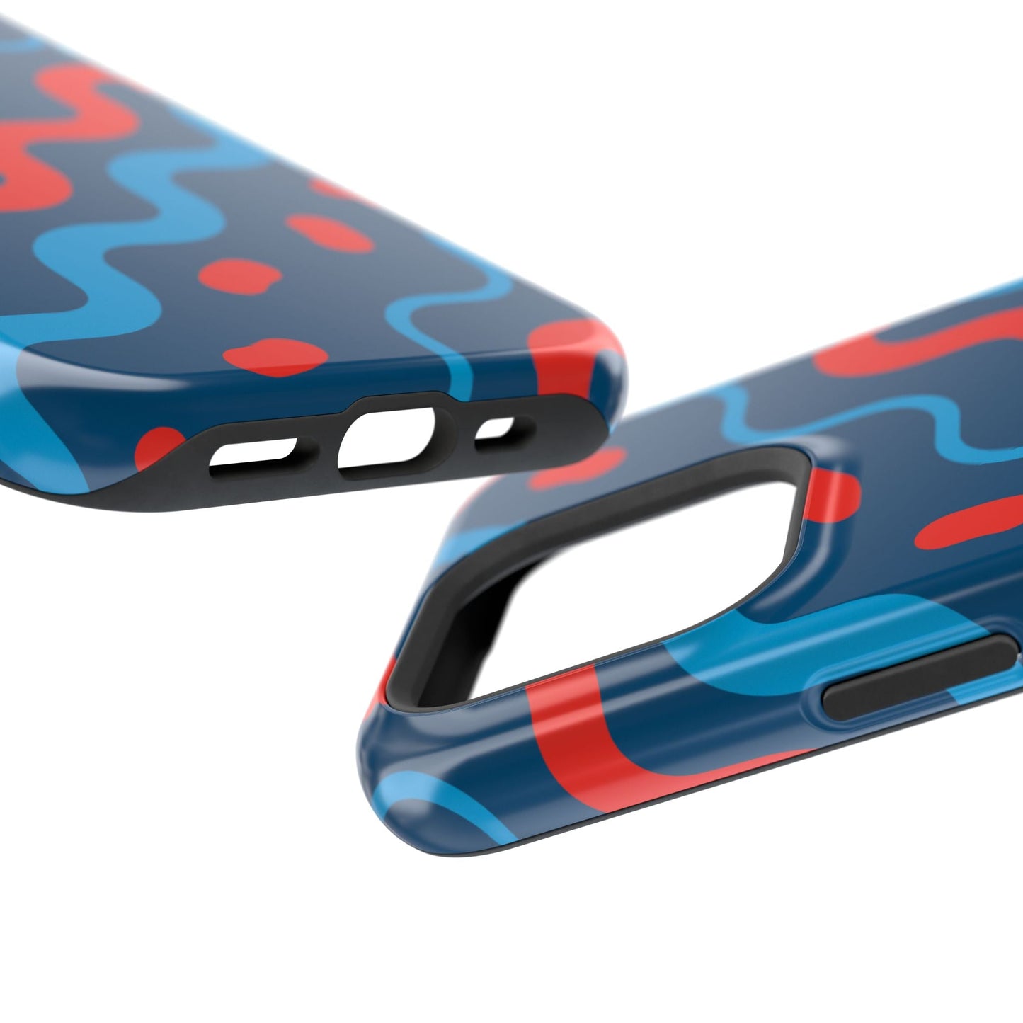 Wavy Retro Vibes - MagSafe iPhone Case - BOGO Cases