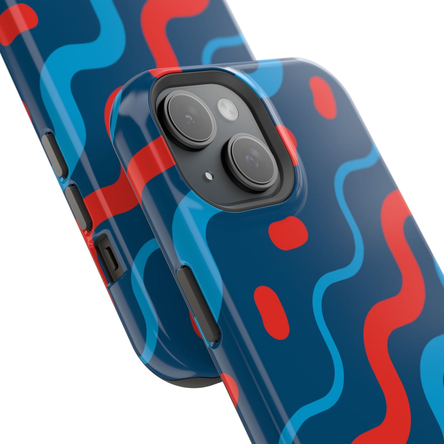 Wavy Retro Vibes - MagSafe iPhone Case - BOGO Cases