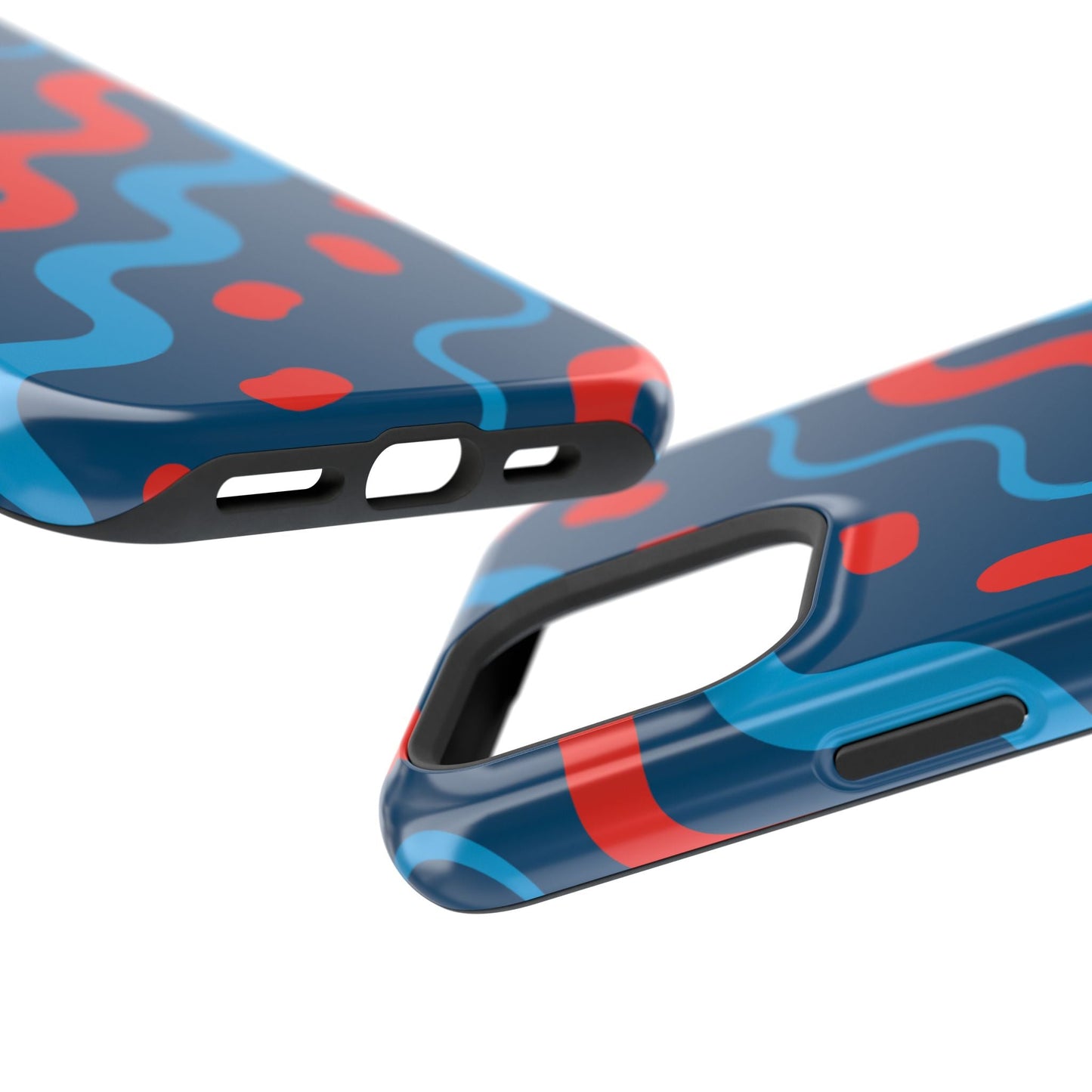 Wavy Retro Vibes - MagSafe iPhone Case - BOGO Cases