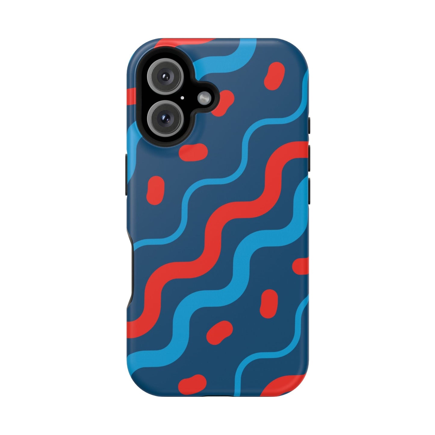 Wavy Retro Vibes - MagSafe iPhone Case - BOGO Cases
