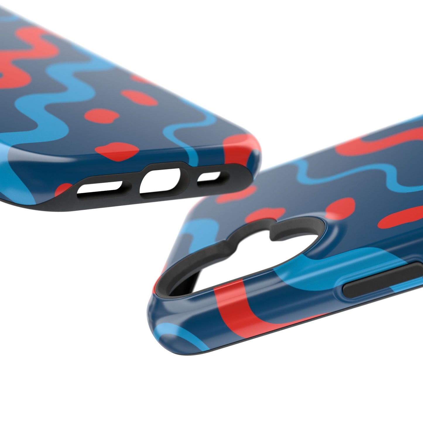 Wavy Retro Vibes - MagSafe iPhone Case - BOGO Cases