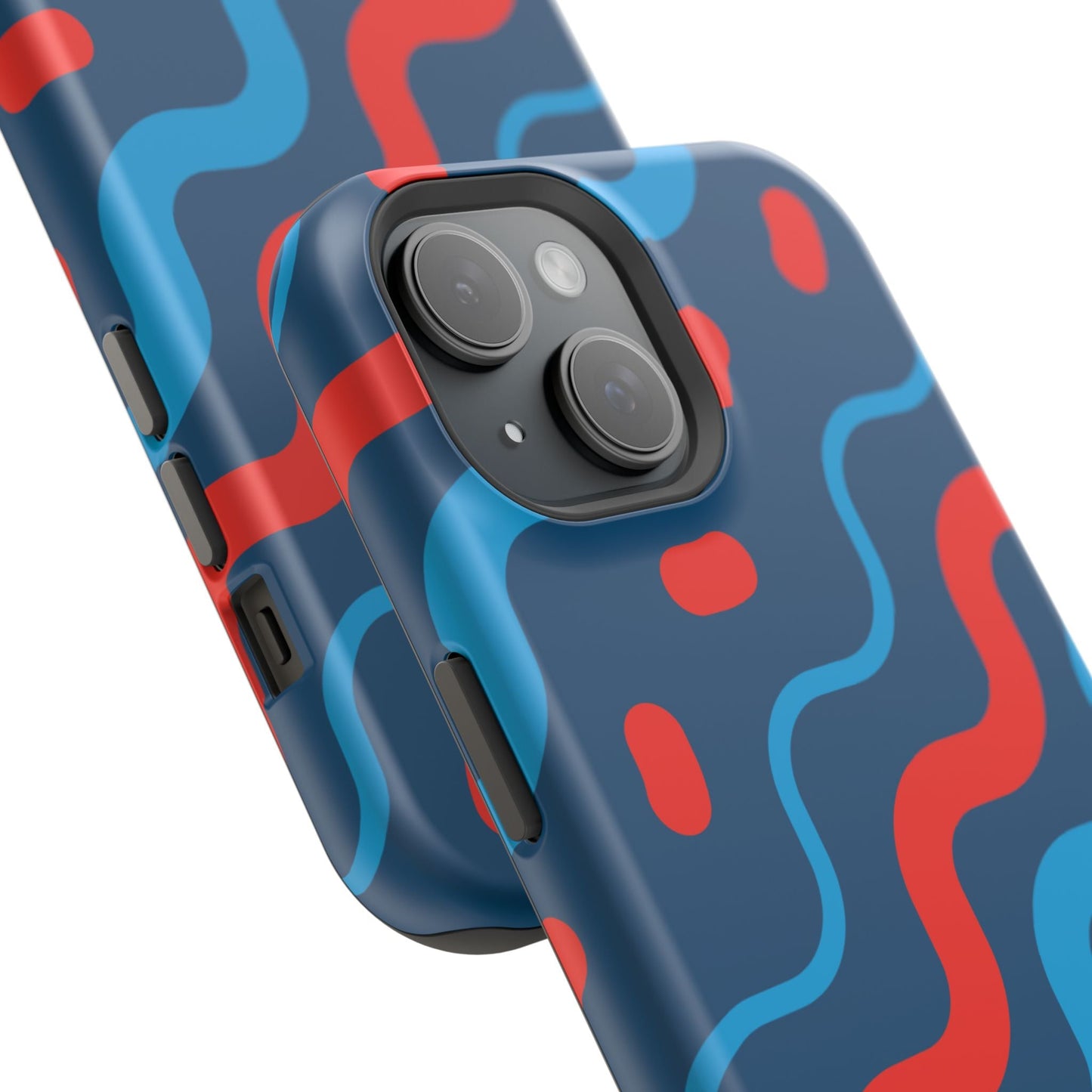Wavy Retro Vibes - MagSafe iPhone Case - BOGO Cases