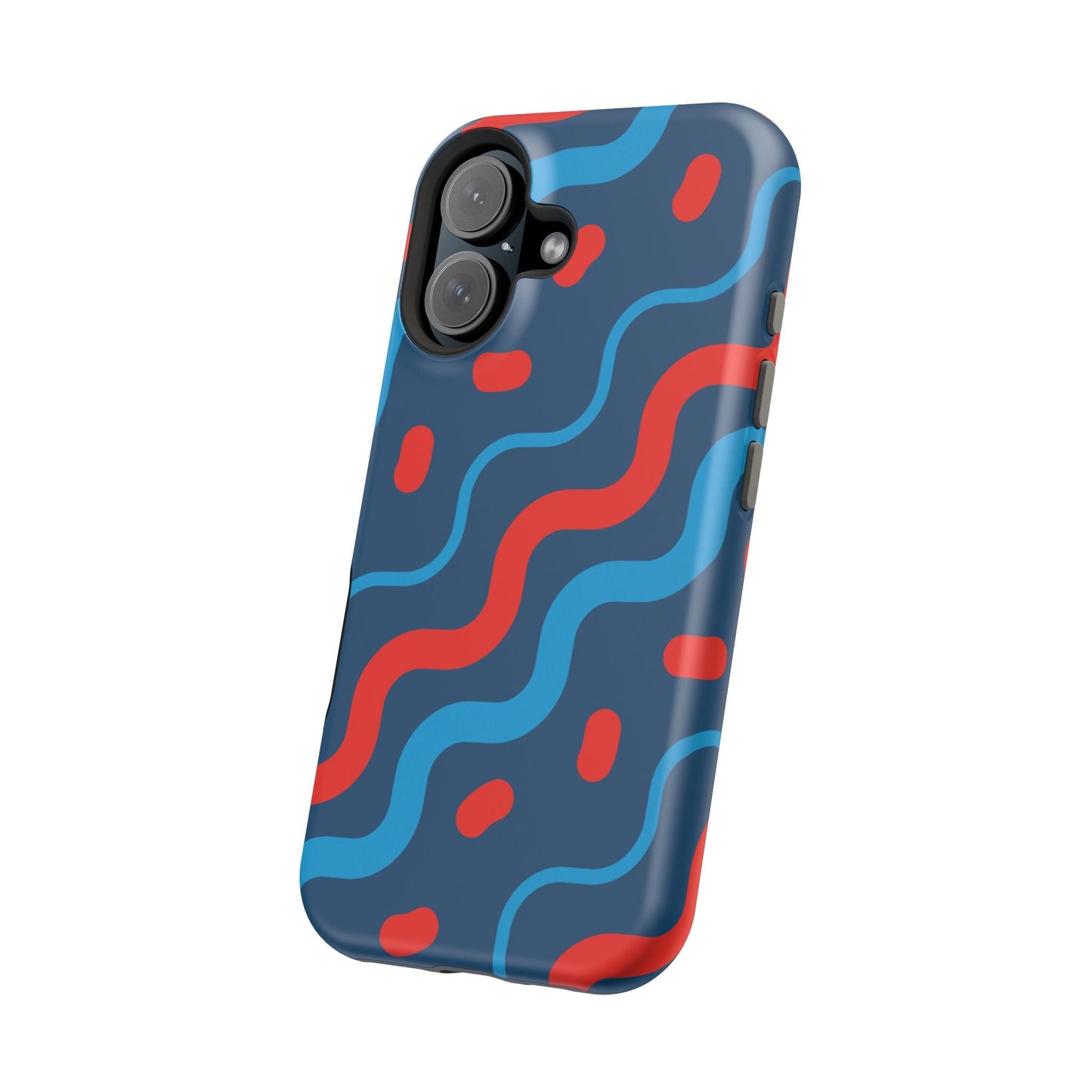 Wavy Retro Vibes - MagSafe iPhone Case - BOGO Cases