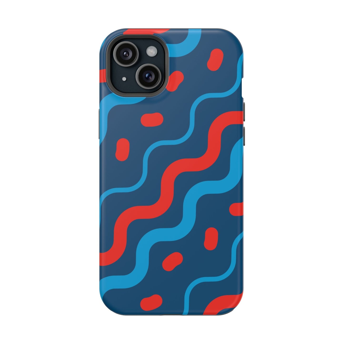 Wavy Retro Vibes - MagSafe iPhone Case - BOGO Cases