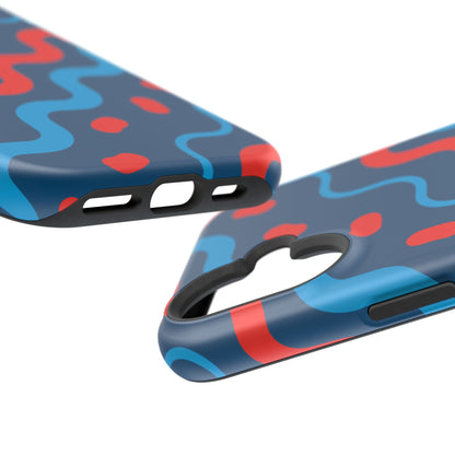 Wavy Retro Vibes - MagSafe iPhone Case - BOGO Cases