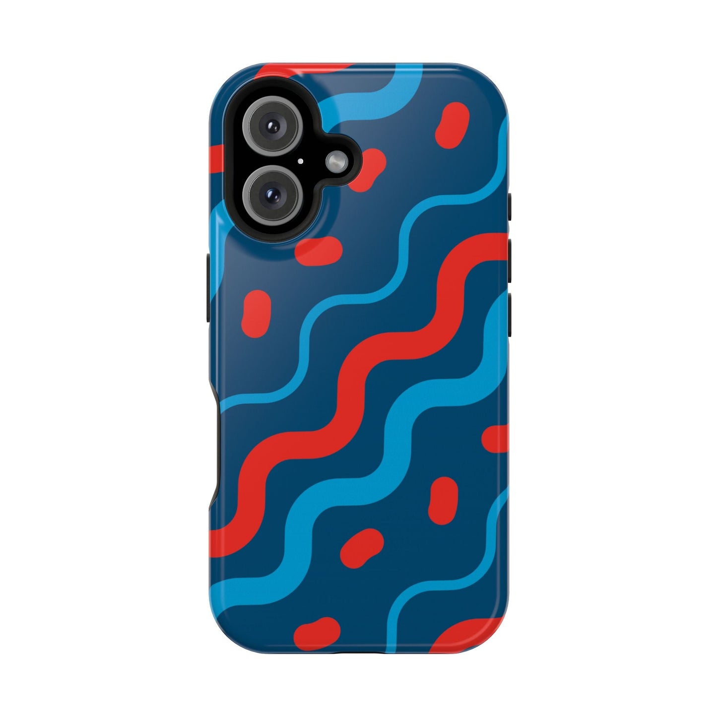 Wavy Retro Vibes - MagSafe iPhone Case - BOGO Cases