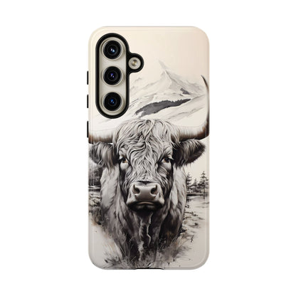 Western Highland Cow Case | Durable Farmhouse Design - BOGO Cases