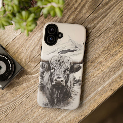 Western Highland Cow Case | Durable Farmhouse Design - BOGO Cases