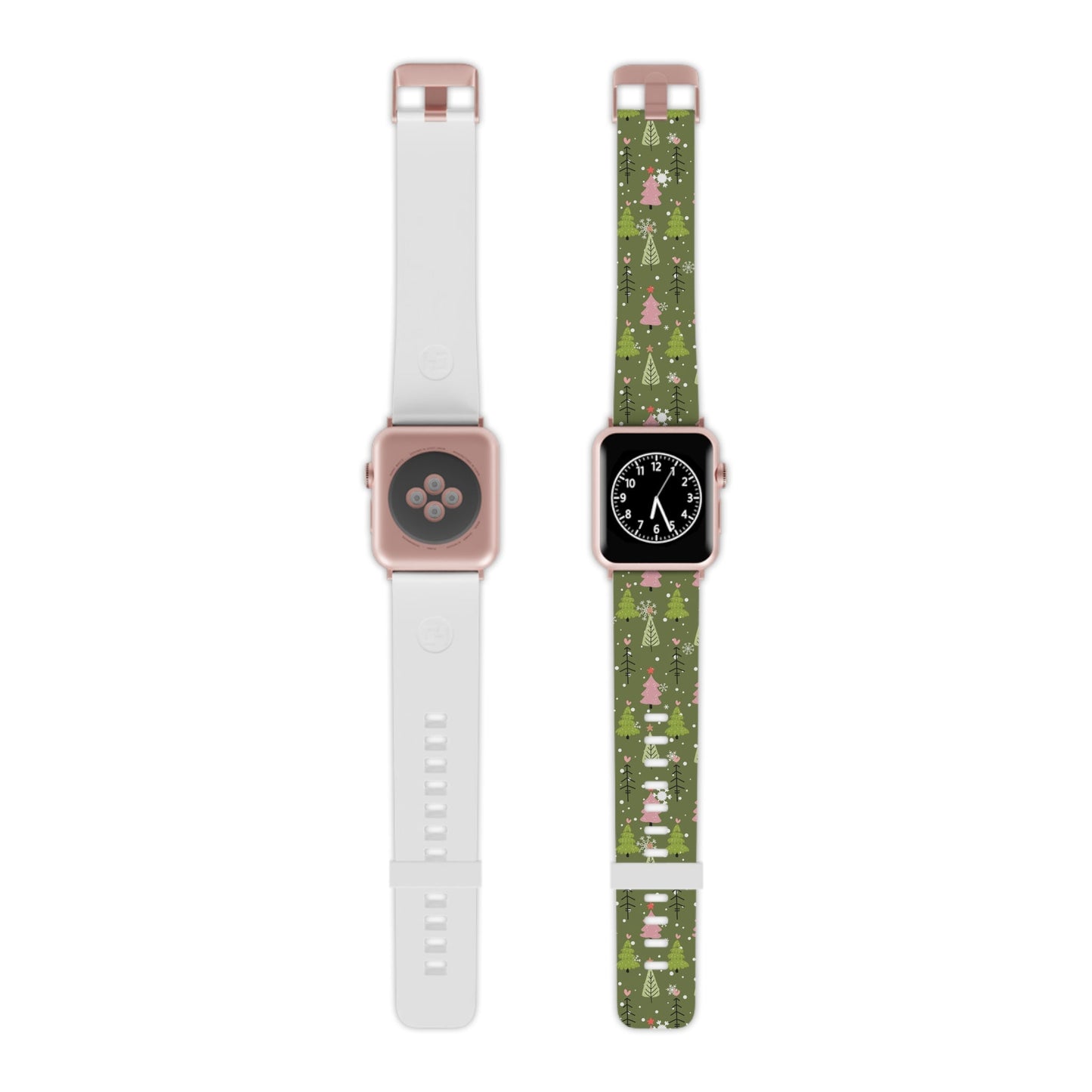Whimsical Christmas Tree Pattern Apple Watch Band - BOGO Cases