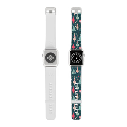 Whimsical Christmas Trees Apple Watch Band - BOGO Cases