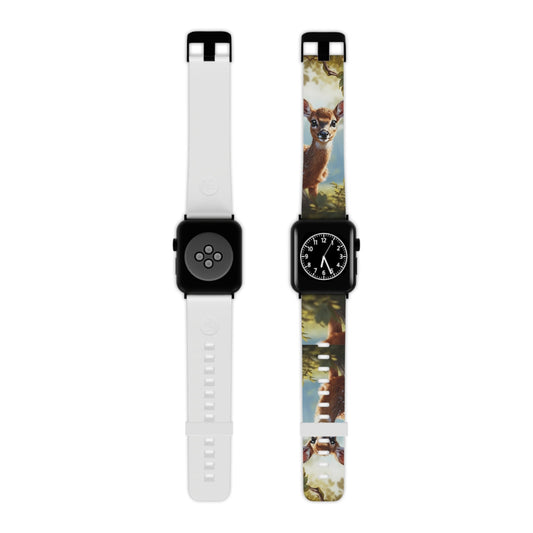 Whimsical Fawn in a Sunlit Forest Apple Watch Band - BOGO Cases
