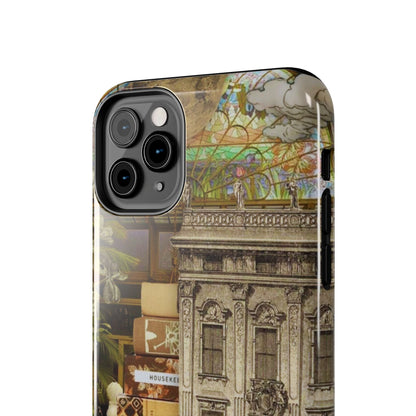 Whimsical Road Trip Collage iPhone Case – Dual - Layer Protection with Vintage Art and Adventure Design - BOGO Cases