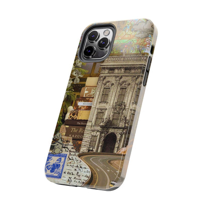 Whimsical Road Trip Collage iPhone Case – Dual - Layer Protection with Vintage Art and Adventure Design - BOGO Cases