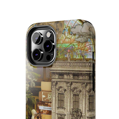 Whimsical Road Trip Collage iPhone Case – Dual - Layer Protection with Vintage Art and Adventure Design - BOGO Cases