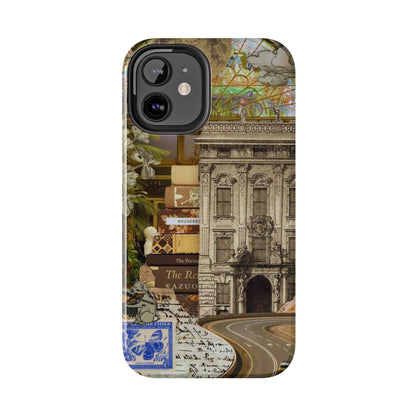 Whimsical Road Trip Collage iPhone Case – Dual - Layer Protection with Vintage Art and Adventure Design - BOGO Cases