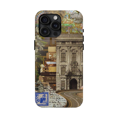 Whimsical Road Trip Collage iPhone Case – Dual - Layer Protection with Vintage Art and Adventure Design - BOGO Cases