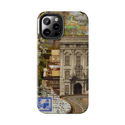 Whimsical Road Trip Collage iPhone Case – Dual - Layer Protection with Vintage Art and Adventure Design - BOGO Cases