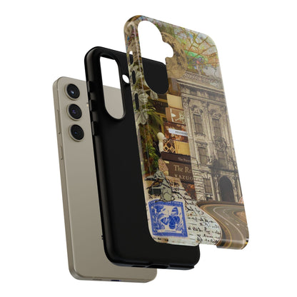 Whimsical Road Trip Collage Samsung Galaxy Case – Dual - Layer Protection with Vintage Art and Adventure Design - BOGO Cases