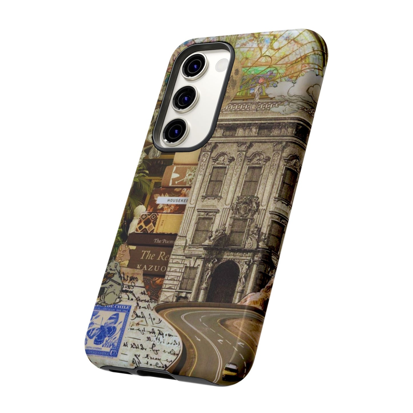 Whimsical Road Trip Collage Samsung Galaxy Case – Dual - Layer Protection with Vintage Art and Adventure Design - BOGO Cases