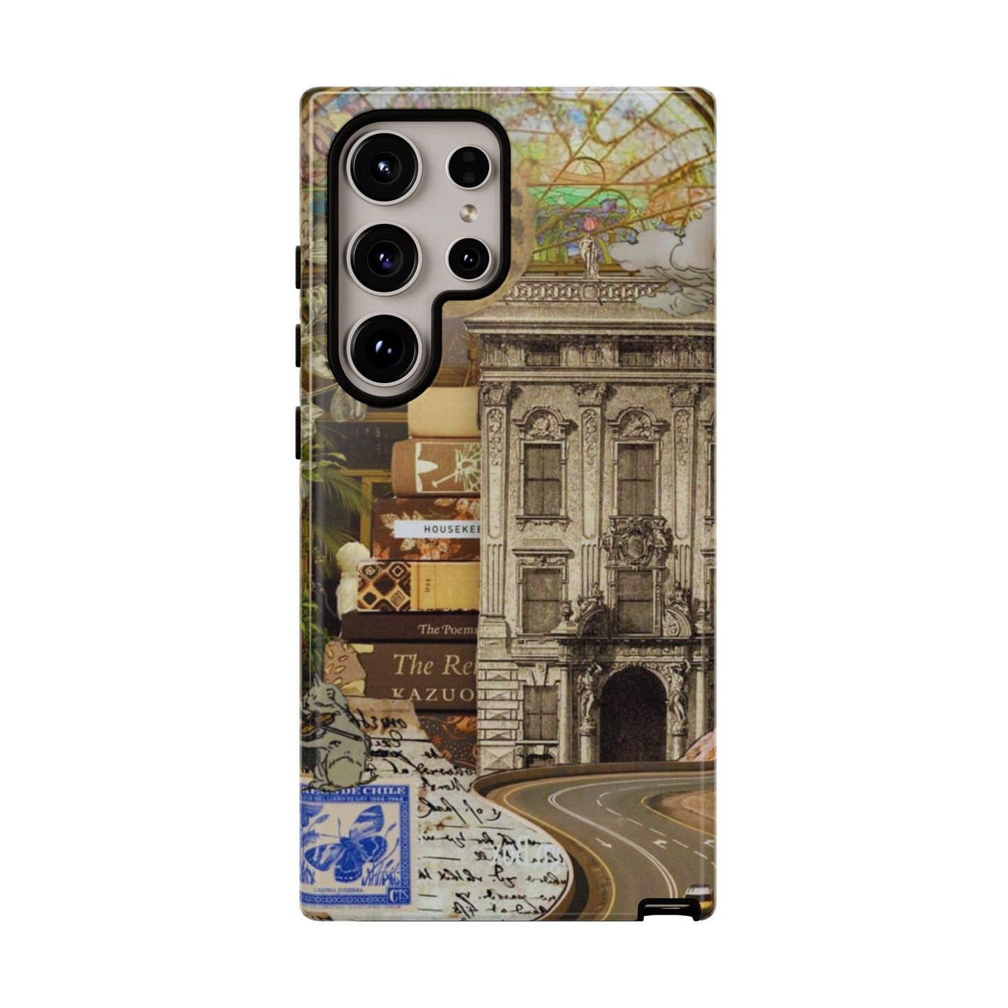 Whimsical Road Trip Collage Samsung Galaxy Case – Dual - Layer Protection with Vintage Art and Adventure Design - BOGO Cases