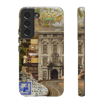 Whimsical Road Trip Collage Samsung Galaxy Case – Dual - Layer Protection with Vintage Art and Adventure Design - BOGO Cases