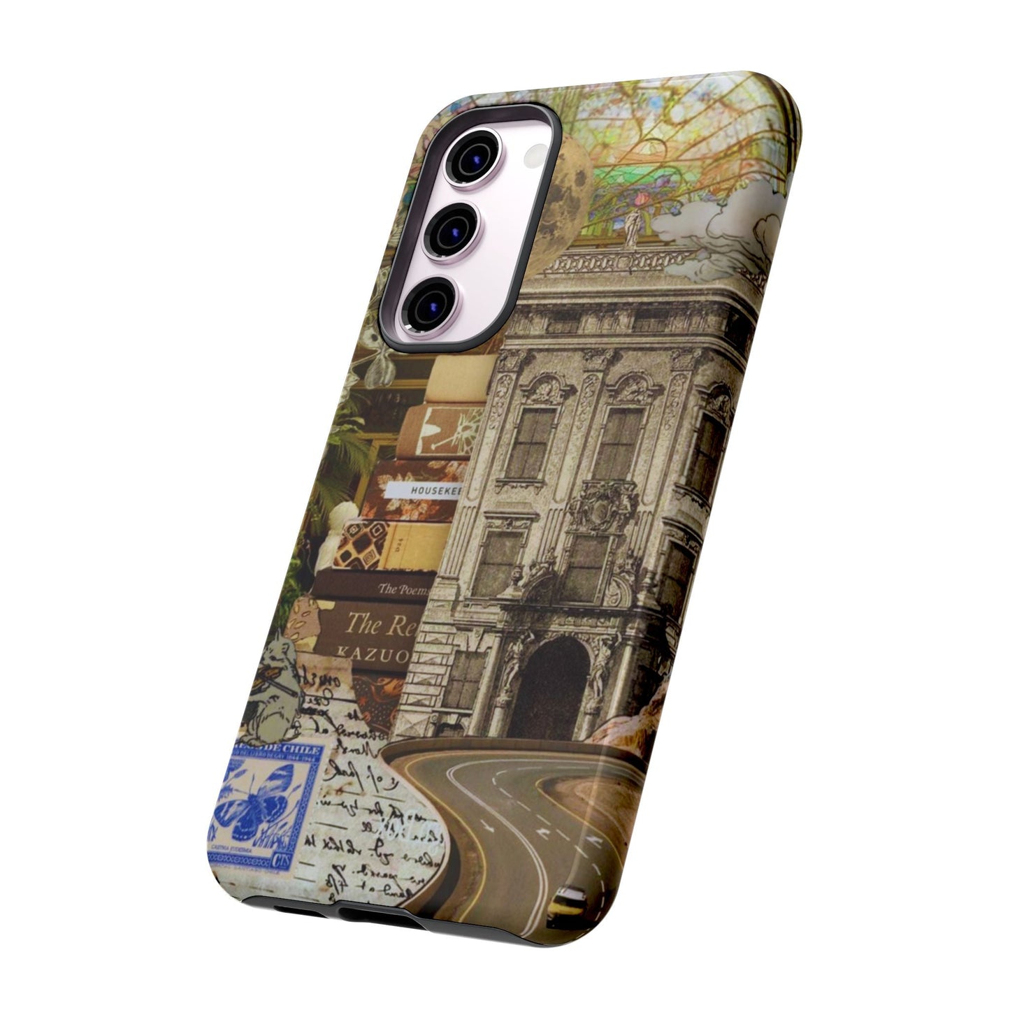 Whimsical Road Trip Collage Samsung Galaxy Case – Dual - Layer Protection with Vintage Art and Adventure Design - BOGO Cases