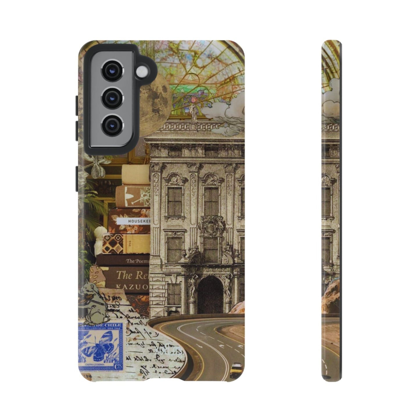 Whimsical Road Trip Collage Samsung Galaxy Case – Dual - Layer Protection with Vintage Art and Adventure Design - BOGO Cases