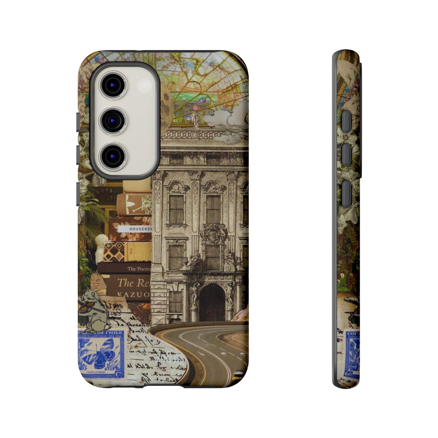 Whimsical Road Trip Collage Samsung Galaxy Case – Dual - Layer Protection with Vintage Art and Adventure Design - BOGO Cases