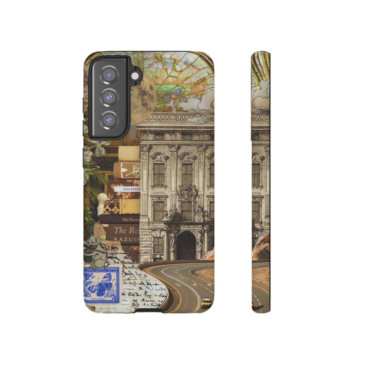 Whimsical Road Trip Collage Samsung Galaxy Case – Dual - Layer Protection with Vintage Art and Adventure Design - BOGO Cases