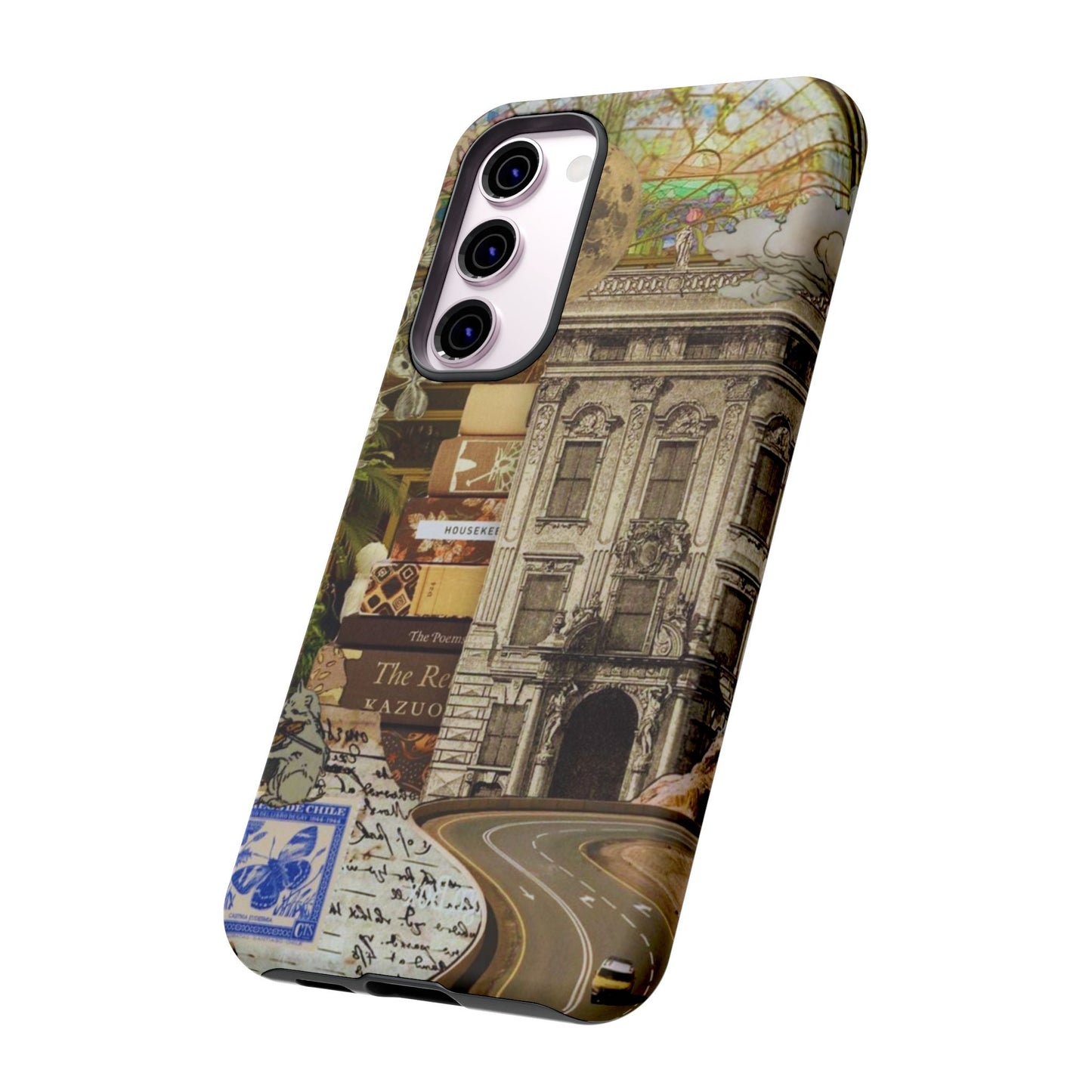 Whimsical Road Trip Collage Samsung Galaxy Case – Dual - Layer Protection with Vintage Art and Adventure Design - BOGO Cases