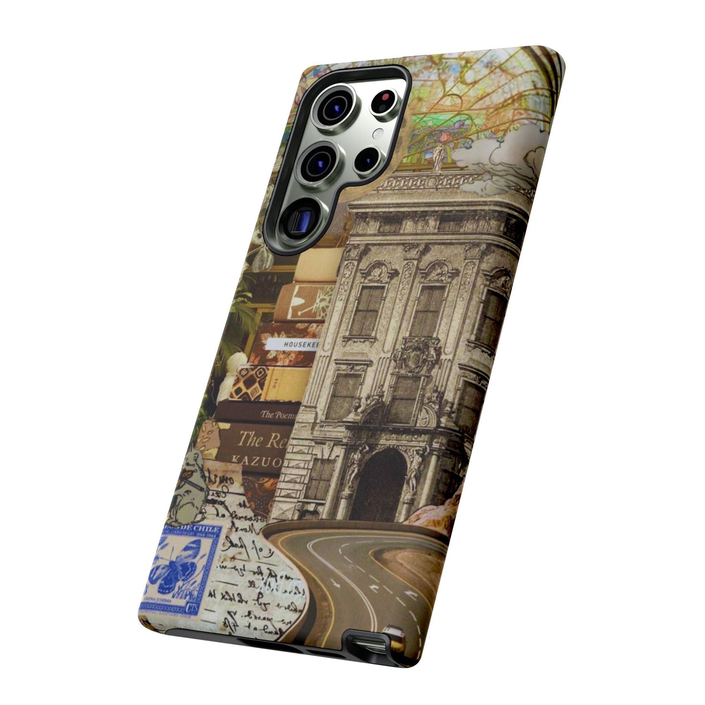 Whimsical Road Trip Collage Samsung Galaxy Case – Dual - Layer Protection with Vintage Art and Adventure Design - BOGO Cases