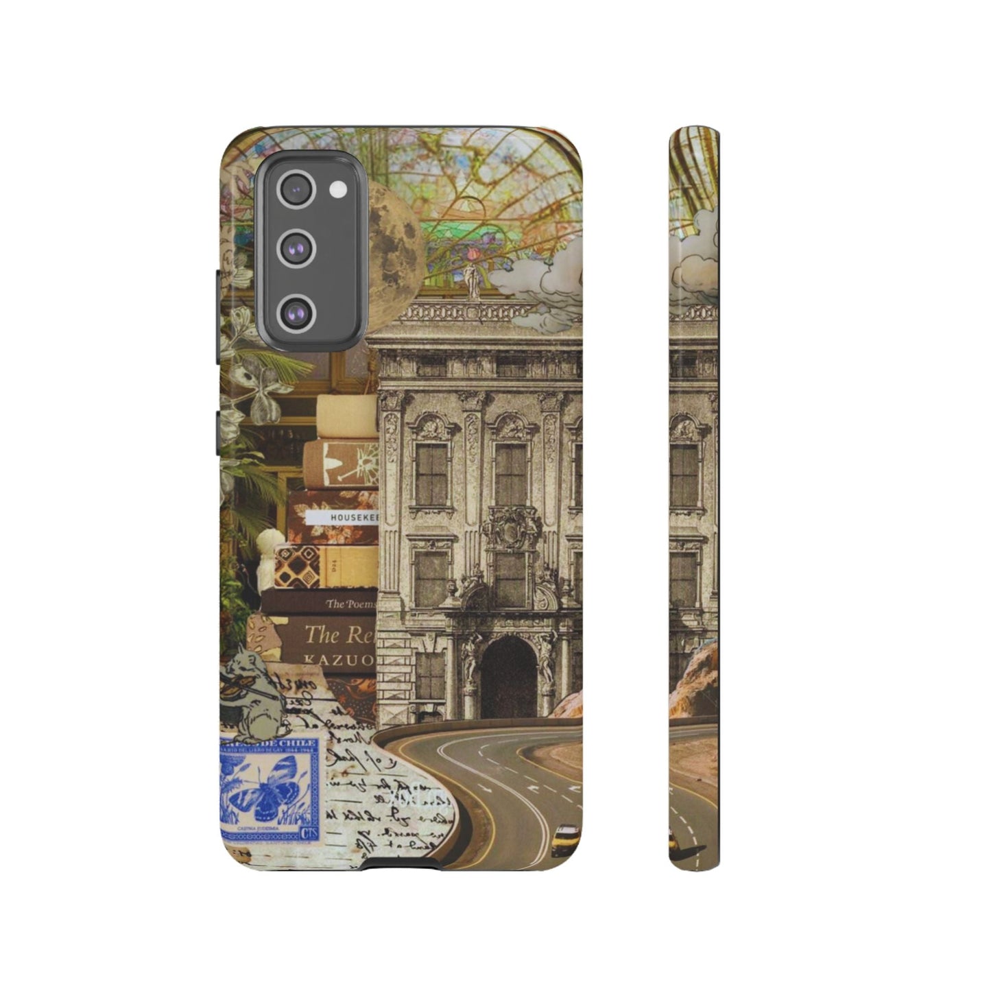 Whimsical Road Trip Collage Samsung Galaxy Case – Dual - Layer Protection with Vintage Art and Adventure Design - BOGO Cases