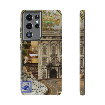 Whimsical Road Trip Collage Samsung Galaxy Case – Dual - Layer Protection with Vintage Art and Adventure Design - BOGO Cases