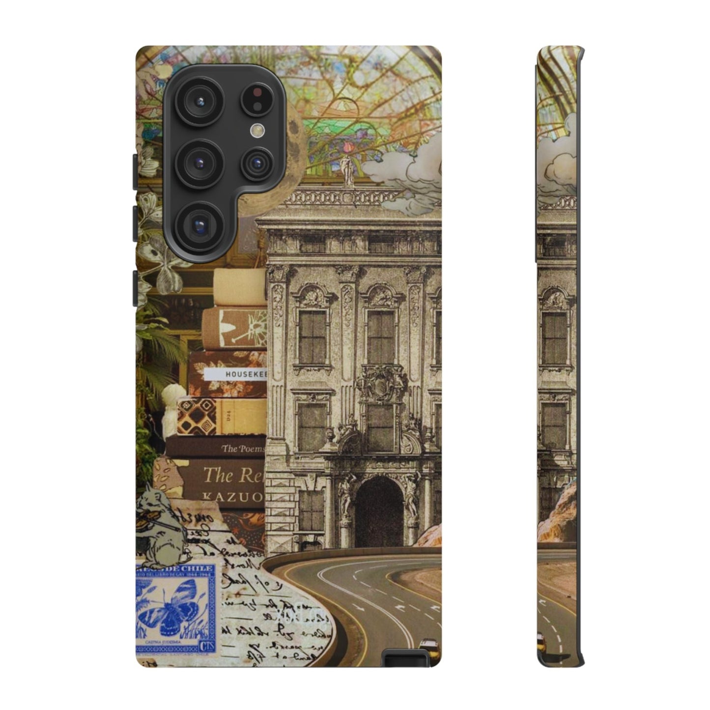 Whimsical Road Trip Collage Samsung Galaxy Case – Dual - Layer Protection with Vintage Art and Adventure Design - BOGO Cases