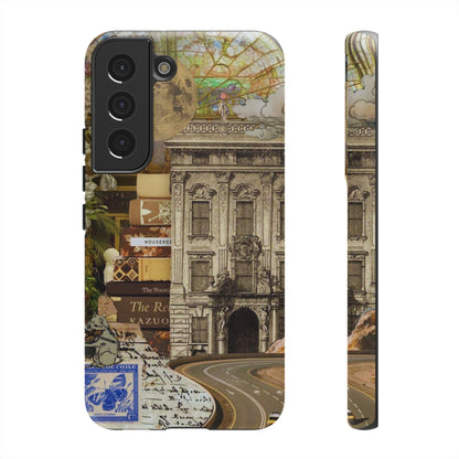 Whimsical Road Trip Collage Samsung Galaxy Case – Dual - Layer Protection with Vintage Art and Adventure Design - BOGO Cases