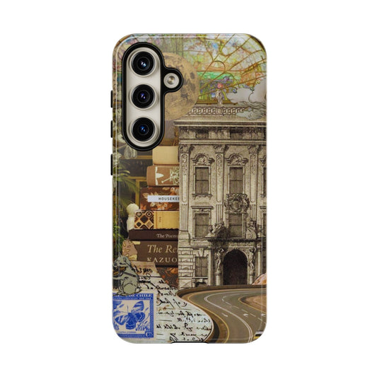 Whimsical Road Trip Collage Samsung Galaxy Case – Dual - Layer Protection with Vintage Art and Adventure Design - BOGO Cases