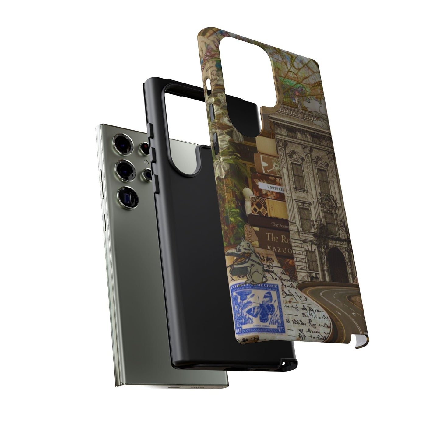 Whimsical Road Trip Collage Samsung Galaxy Case – Dual - Layer Protection with Vintage Art and Adventure Design - BOGO Cases