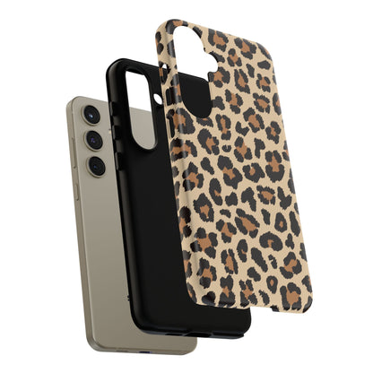 Wild Leopard Print Tough Samsung Galaxy Case – Bold Animal Pattern Design with Dual - Layer Protection - BOGO Cases