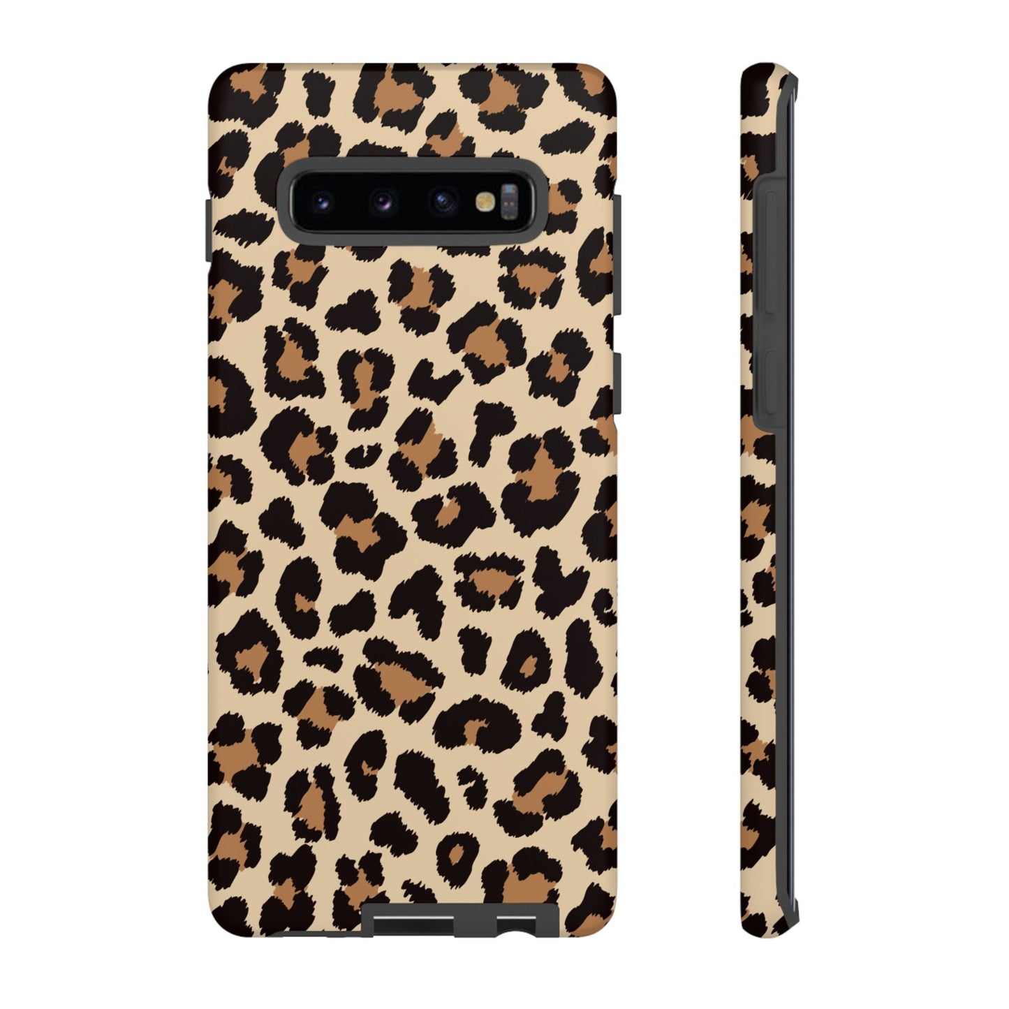 Wild Leopard Print Tough Samsung Galaxy Case – Bold Animal Pattern Design with Dual - Layer Protection - BOGO Cases