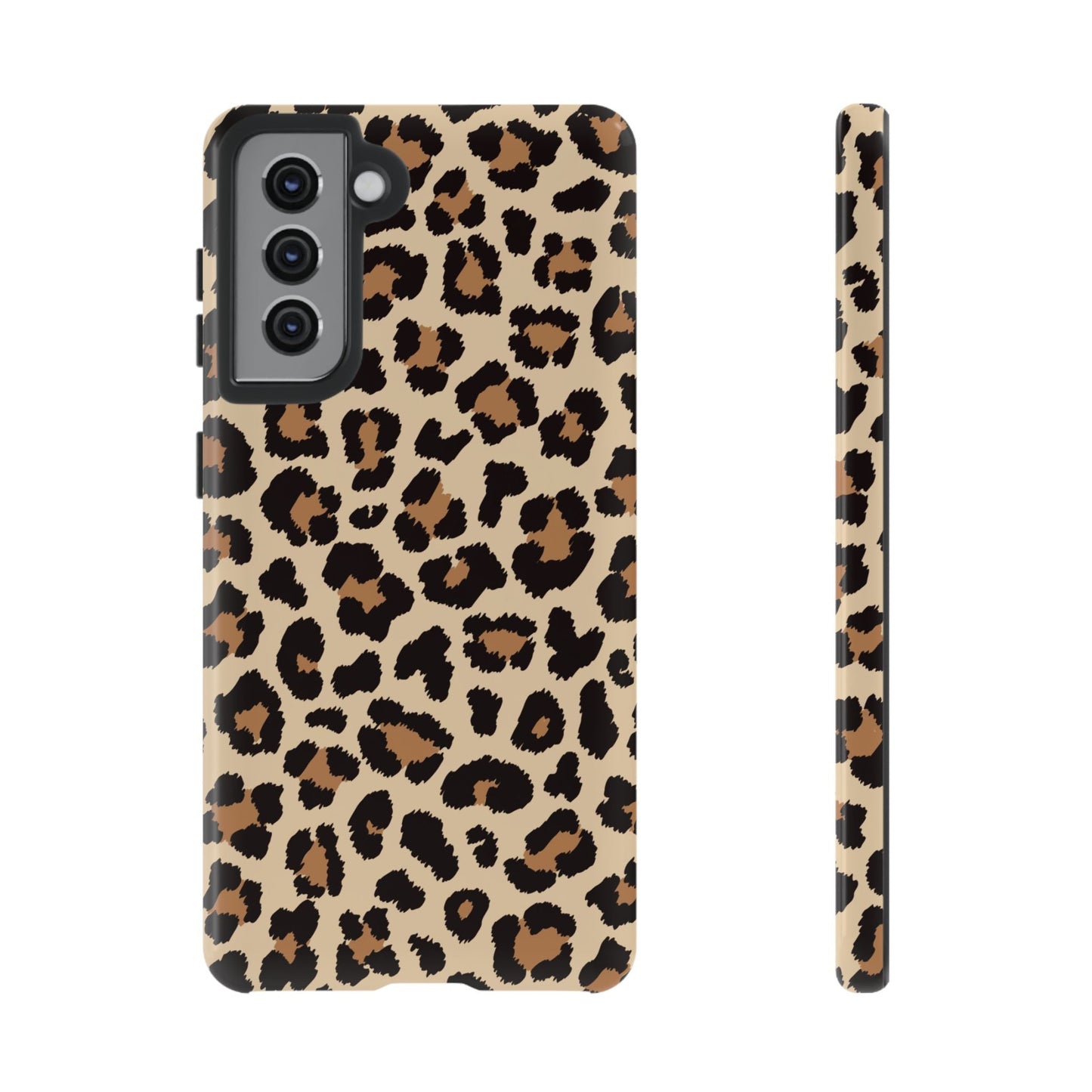 Wild Leopard Print Tough Samsung Galaxy Case – Bold Animal Pattern Design with Dual - Layer Protection - BOGO Cases